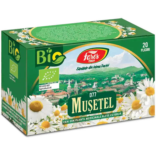 Musetel BIO, Fares, 20 Pliculete - Vitax.ro