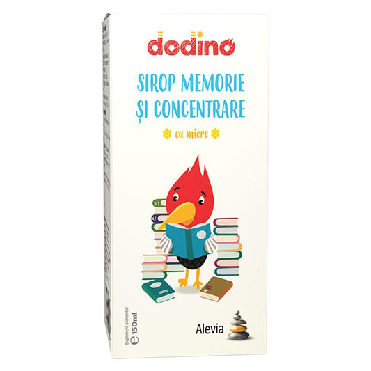 Dodino Sirop Memorie si Concentrare, Alevia, 150ml - Vitax.ro