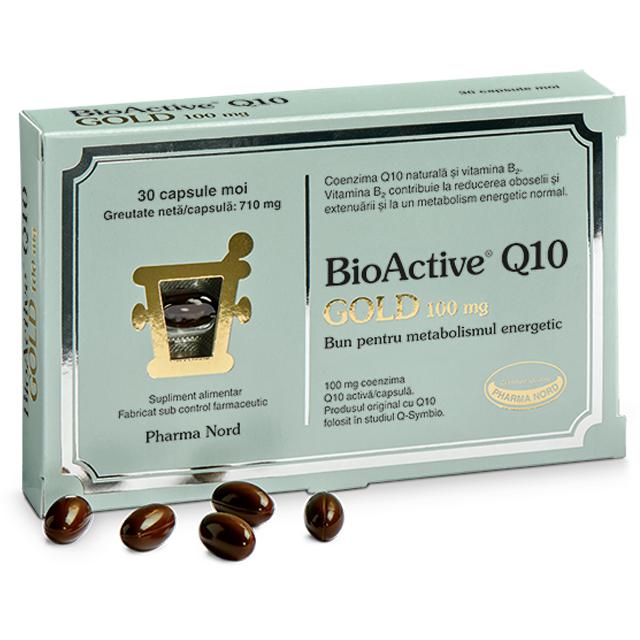 BioActive Q10 Gold, Pharma Nord, 30 Capsule - Vitax.ro