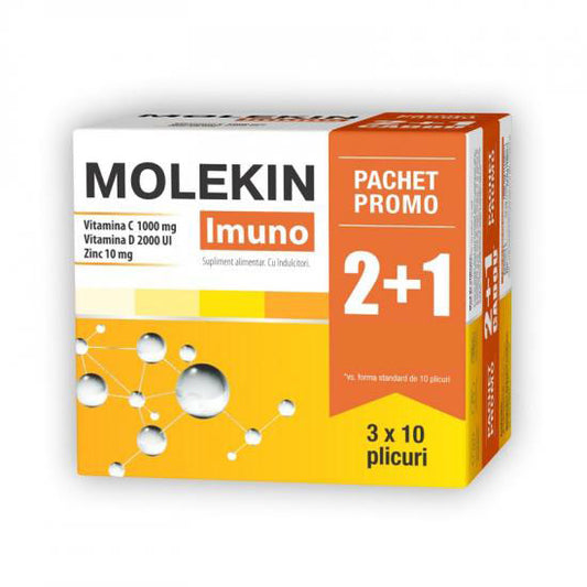 Molekin Imuno, Zdrovit, 20+10 Plicuri - Vitax.ro